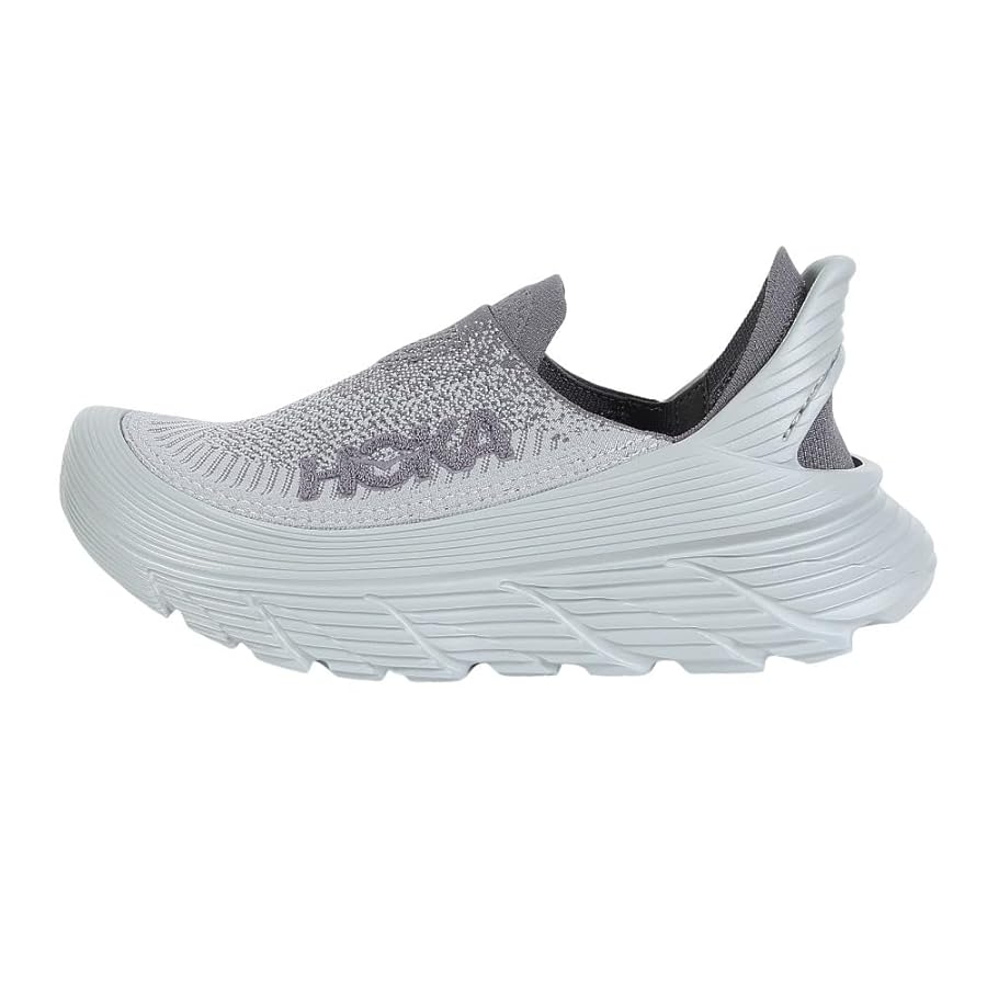 HOKA スリッポンスニーカー グレー HOKA グレー 厚底スリッポン
