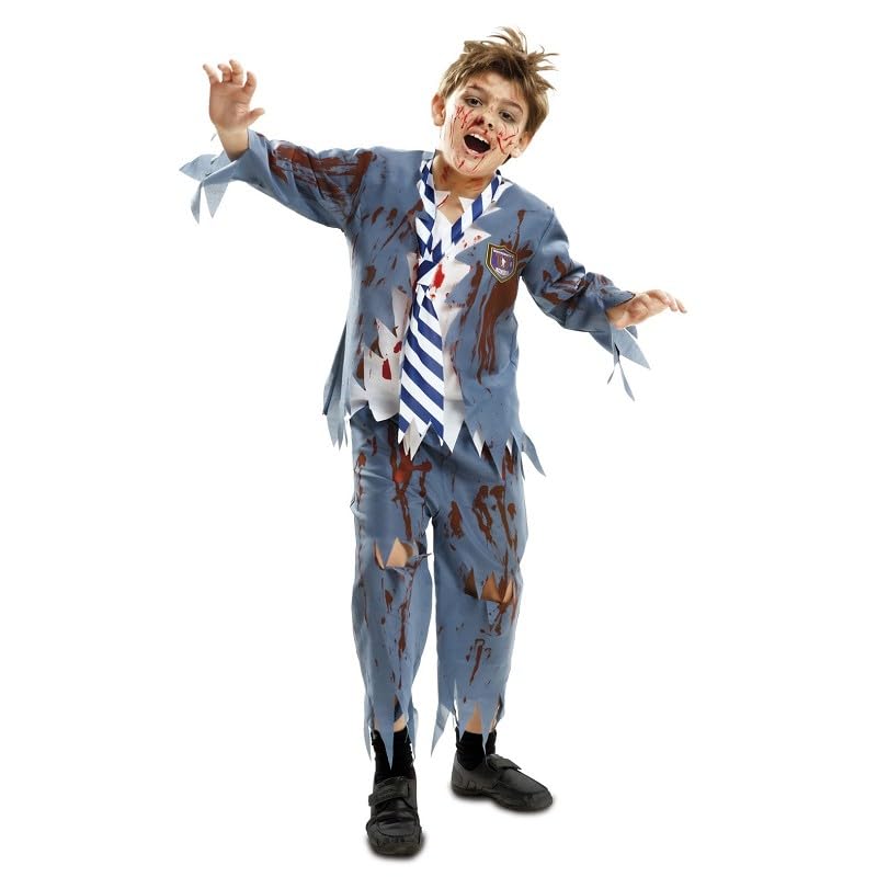 My Other Me Disfraz Estudiante Zombie Niño para Halloween (7-9 años)