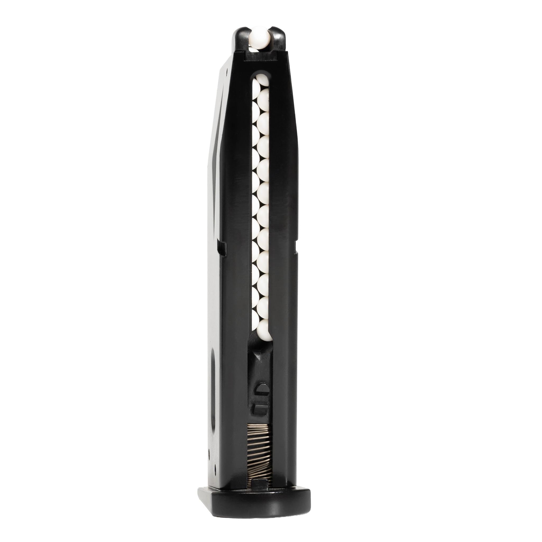 Pistola gas scarrellante softair M92 full metal, POTENZA 0,9 JOULE, calibro 6mm, caricatore 27 colpi, hop-up regolabile, sicura/semi-auto, 220mm 950g