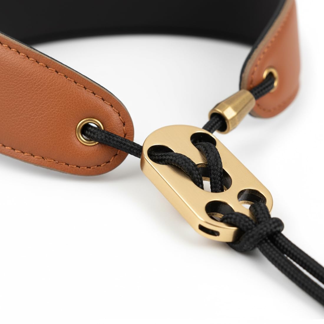 Tracolla per Sax, Cinturino Collo Ergonomico e Regolabile, Gancio in Metallo ad Alta Resistenza, Super Fibra Leggera e Confortevole, per Strumenti Musicali (Marrone)