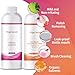 BEVINAS Gel Nail Polish Remover Kit Nail Polish Gel Remover & Nail Brush Cleaner Professional Gel Remover Quickly Clean Nail Brushes with Glass Cup Nail Cleaning pads for Nails