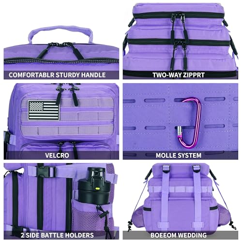 Image of Military Tactical Backpack 45L /25L 3 Day Assault Pack Molle Daypack Hiking Backpack for Men and Women