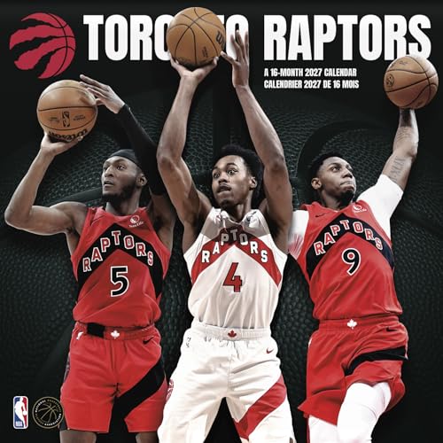 2027 Toronto Raptors (Bilingual French) Wall Calendar (English and French Edition)