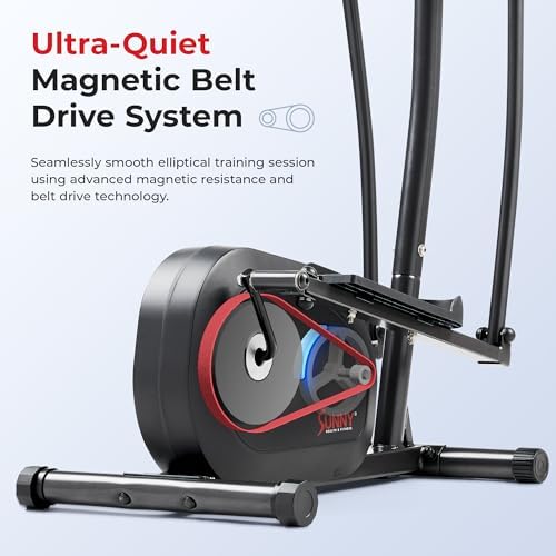 Smart Upright Elliptical w/Pulse Sensor Built-in,