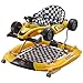 VEVOR 4-in-1 Baby Walker, Foldable Baby Activity Center on Wheels, Adjustable Height, Light, Steering Wheel, Car Shape | Learning-Seated | Walk-Behind | Rocker Toddler Walker for 6-24 Month Boys Girls