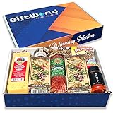 Hot and Spicy Meat and Cheese Gift Basket, Includes Mike's Hot Honey, Hot Sauce Gifts, Spicy Meat & Cheese, Food Gift Basket for Men | For Birthdays