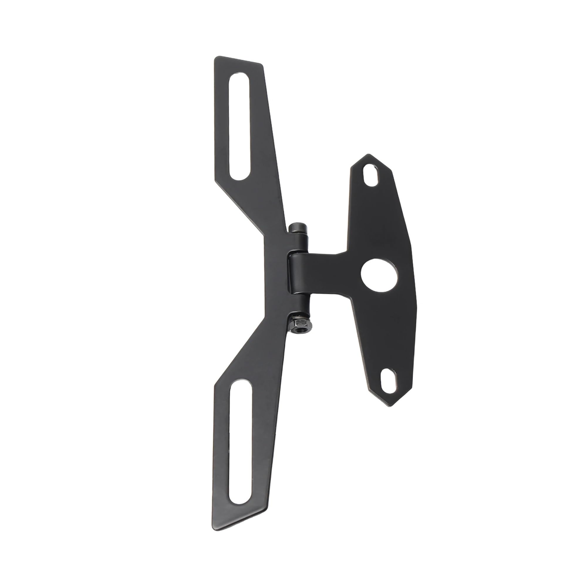 Soporte De Placa Matrícula para Luz Motocicleta 18mm, Plegable, Accesorios Universales Montaje Trasera