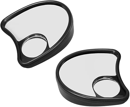 Miniatura 5 de Riloer Espejos negros de montaje de carenado, espejo retrovisor de motocicleta, 1996-2013 compatible con Harley Electra Street Glide