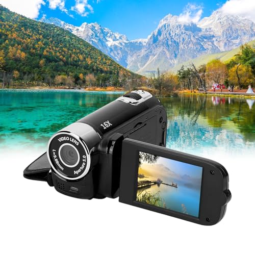 Videocámara 4K Zoom 16x con Pantalla Rotativa 2.7''