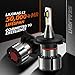 SEALIGHT Laxmas L2 H4/9003/HB2 LED Headlight Bulbs, Ultra-thin, 360-degree Illumination, 6000K Cool White, 200% Brightness, Pack of 2