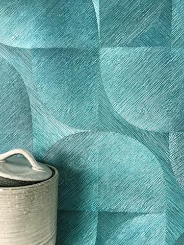 NEWROOM Papel pintado Azul Muestra Tejido no Tejido - Moderno Tur...