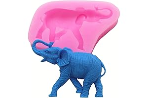 Hanukkah Cute Elephant Silicone Molds with 2PCS