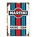 Produktbild JuYiCk Martini Racing Metall-Blechschild, Dekoration, 20,3 x 30,5 cm, für Café, Bar, Pub, Zuhause, Kaffee, Bier, Garage, Küche, Badezimmer, Tür, Garten