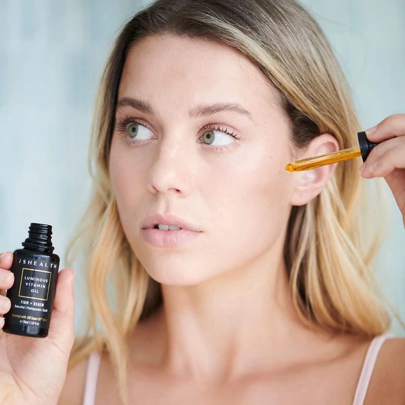 Miniatura 4 de JSHealth Plump & Glow Skincare Bundle  Suero de vitamina C iluminador para el rostro y el aceite hidratante de vitamina E facial