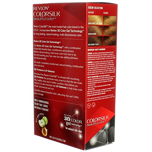 Revlon ColorSilk Hair Color 54 Light Golden Brown 1 Each (Pack of 4) 5