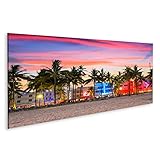 islandburner Bild auf Leinwand Miami Florida Usa Stadtbild 