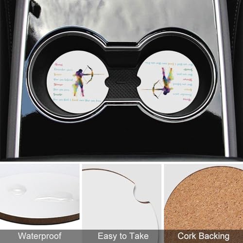4PCS Posavasos para Auto Universal 2.56 Pulgadas miniatura 5