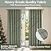 Madison Park Anaheim Cabin Plaid Curtain Window, Thermal Insulated Fleece Lining, Living Room Decor Light Blocking Drape for Bedroom, 1-Single Panel Pack, 50