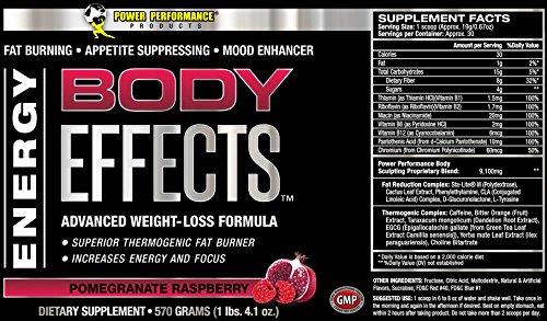image for Power Performance Products Body Effects Pre Workout Supplement, Pomegr