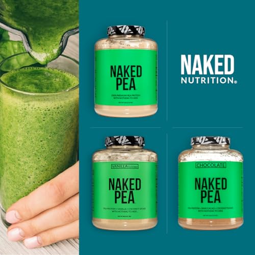 Image of NAKED Pea - 2LB 100% Pea Protein Powder from North American Farms - Unflavored Vegan Pea Protein Isolate - NSF Certified, Plant Protein Powder, Easy to Digest - 30 Servings (Pack of 2)