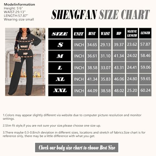 Image of shengfan Formal Jumpsuits for Women Dressy Evening Sexy Deep V Neck Plus Size Long Wide Leg Pants Rompers Clubwear