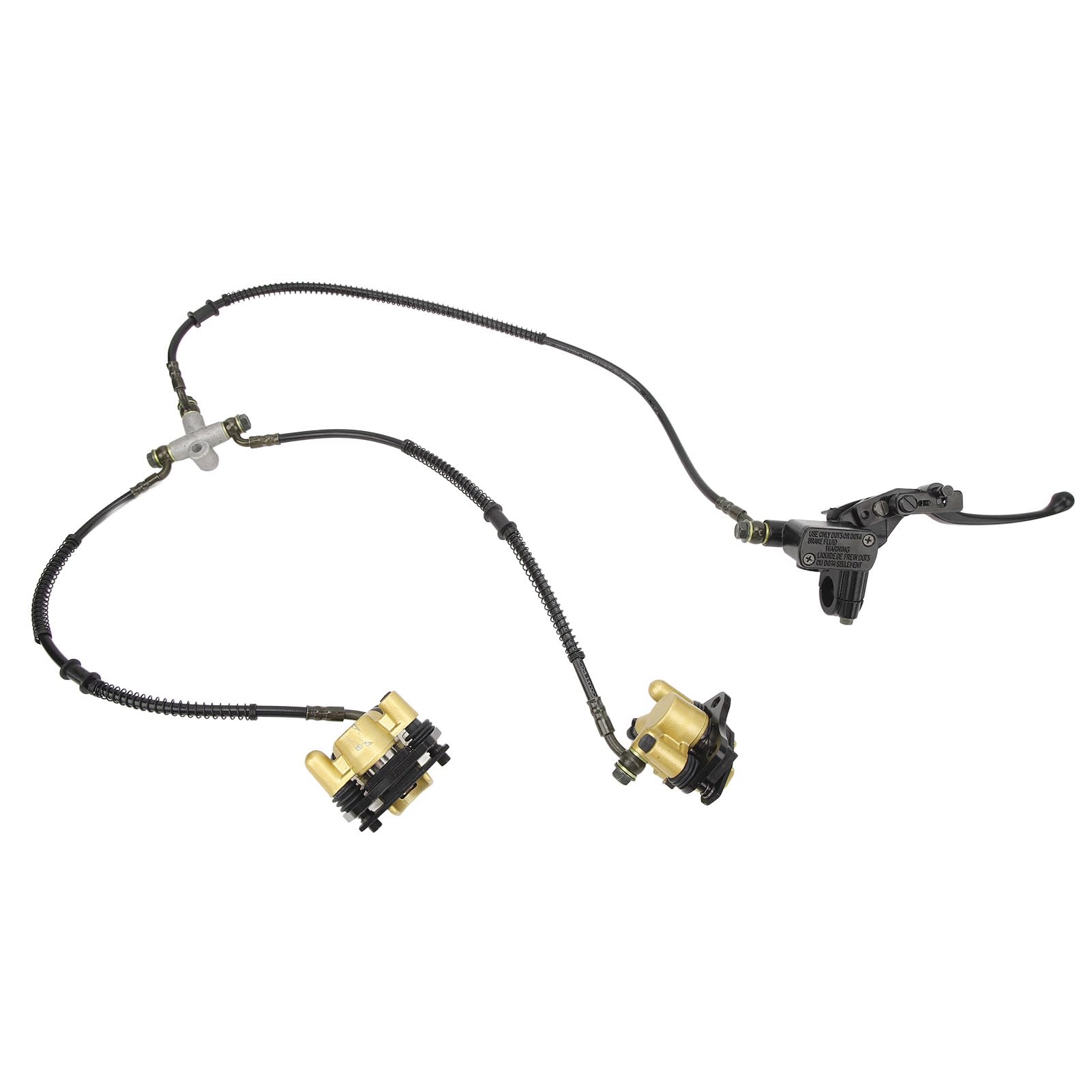 Hamulec przedni Twin Calipers Tarcze hamulcowe tarczowe do rowerów terenowych Quad Atv Go Kart
