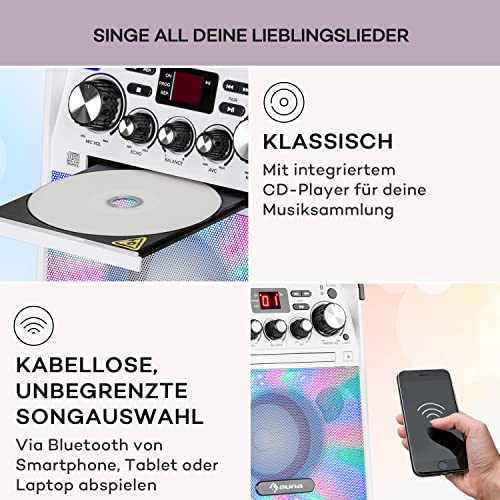 Karaoke-Anlage Auna KTV mit Lautsprecher und Mikrofon