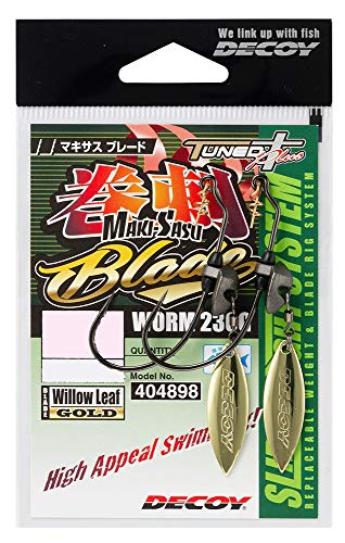 カツイチ ワーム230G マキサスブレード ゴールド #3/0-3.5g Worm230G