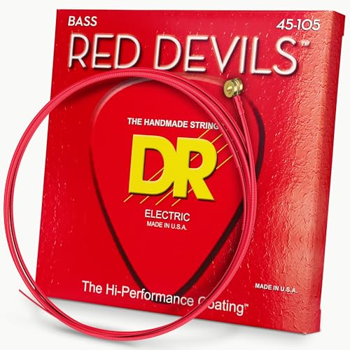 Prodotto di qualità ottimale DR String RDB-45 Red Devils Set di corde per basso
