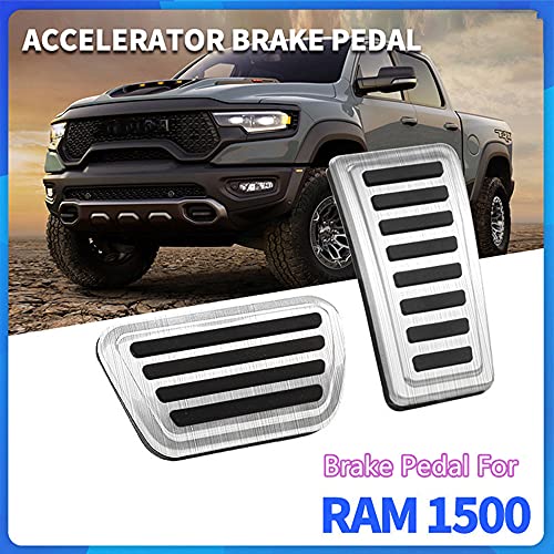 JEYODA Ram1500 2019 2022 2022 Accelerator Gas Brake Pedal Brakes Pedals Case Stainless Steel Parts Car Accessories For Dodge Ram1500