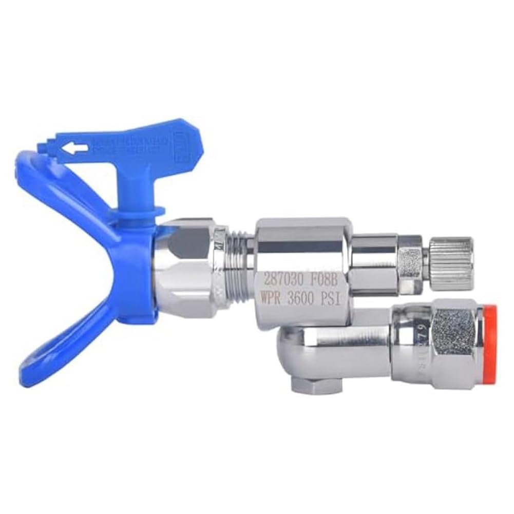 Ximie 287030 Cleanshot Shut-Off Valve Airless Paint Sprayers Swivel Joint Extension Rotary Airless Sprayers Connection Thread