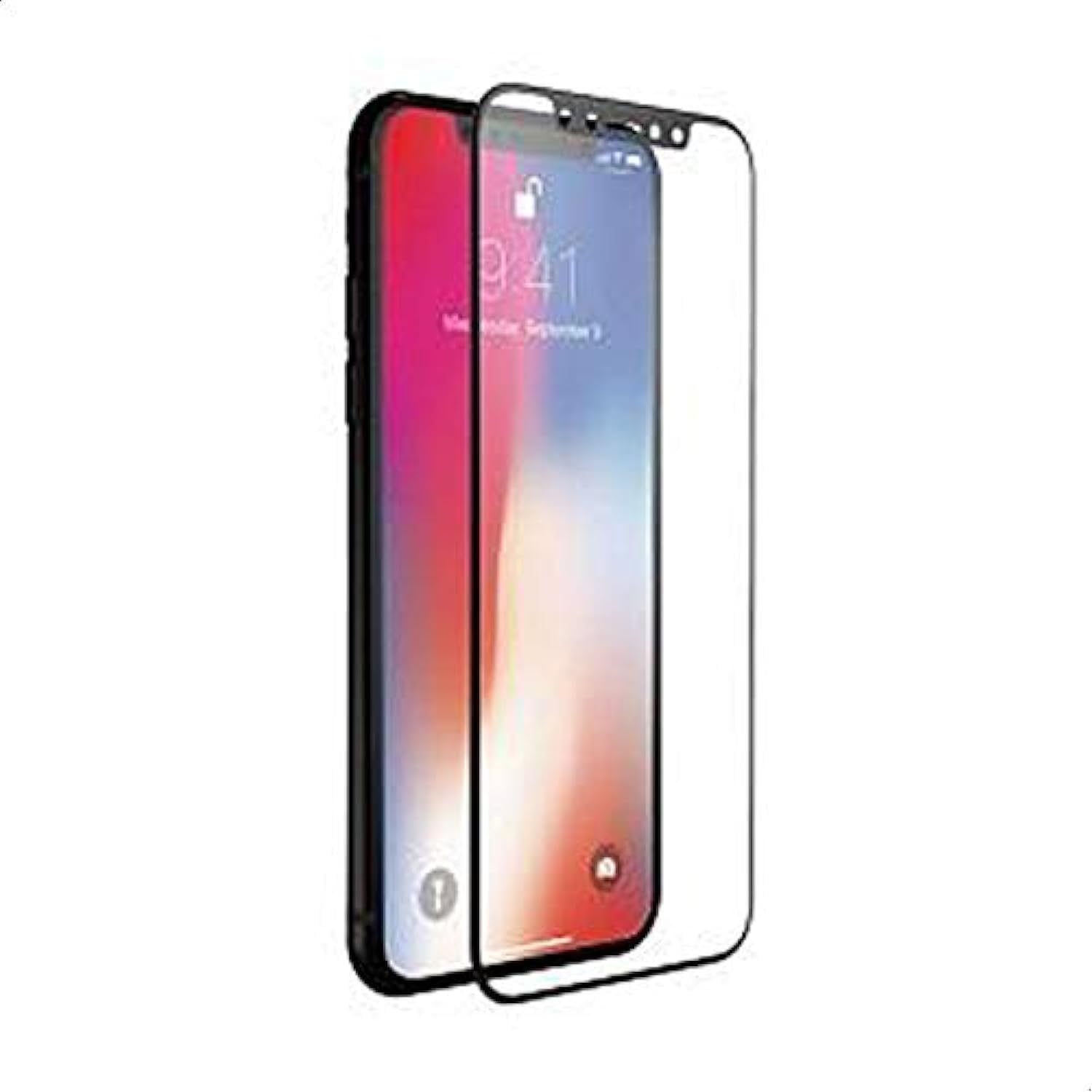 iphone X 3D FULLY COVERED Hybrid Nano Slim Glass Screen Protector