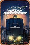 Zuhhgii Affiche de film Space Sweepers (chanson Joong-ki, Kim Tae-ri) - 20,3 x 30,5 cm - Plaque en métal vintage pour maison, bar, pub, garage, décoration, cadeaux