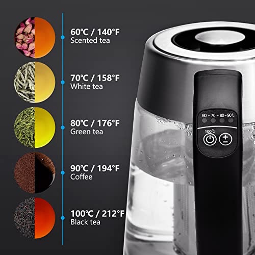 Hervidor eléctrico con control de temperatura y prensa Panini 1000W miniatura 5