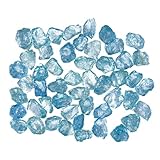 ⚡️ Wholesale Bulk 50pcs Santa Maria Aquamarine Gemstone Crystal, Raw Stones, Natural Loose Rough, Jewelry Making Supply, Chakra Healing, DIY, Crafts, Gem Collection (4-6mm size), AAA+ ⚡️These ultra fine crystals are giving us Spiritual calmness, Heal...