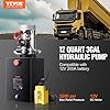 VEVOR Pompe Hydraulique DC 12 V 11 L Groupe Hydraulique Simple Effet Débit d'Huile 3,44 L/min Max. Pression de Décharge 22 MPa pour Camion à Benne Basculante Nacelle Élévatrice Remorque Levage Bennage