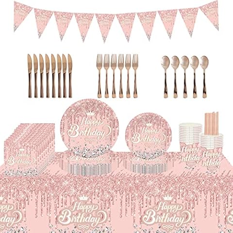 PIUMOJ Vajilla Fiesta Oro Rosa Cover