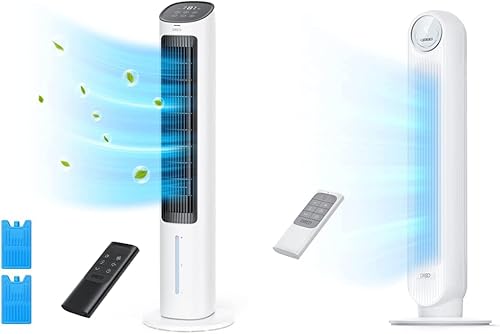 Miniatura 1 de Dreo Ventiladores de refrigeración que soplan aire frío, enfriador de aire evaporativo de 40 pulgadas, ventilador de torre actualizado 2023 para