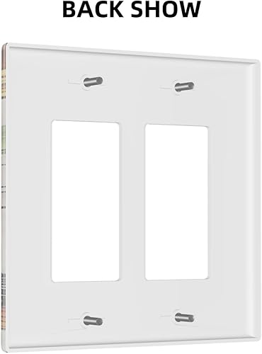 Miniatura 10 de LWDZLHD Cubierta rústica para interruptor de luz de girasol, mariposa, 3 cuadrillas, triple balancín, placa de pared de madera, placa frontal