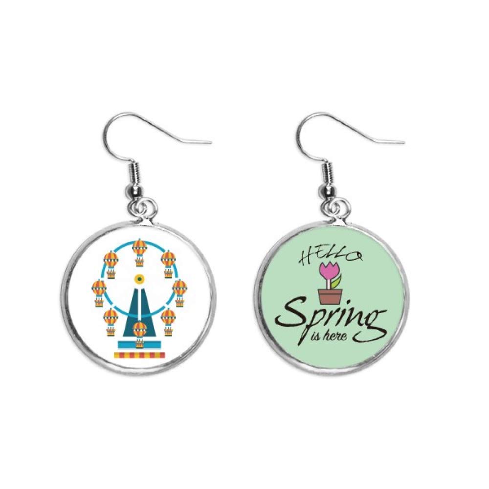 Pendientes de noria ideales para looks alegres de primavera en paseos 5