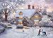 Thomas Kinkade Christmas at Gingerbread Cottage Puzzle - 1000Piece