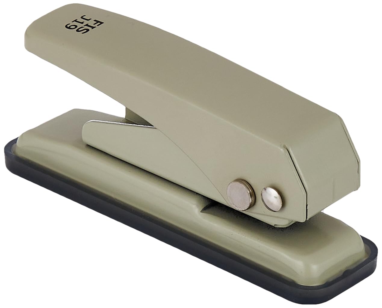 FIS FSPUJ19 1 Hole Punching Machine, 20 Sheets Capacity, Black