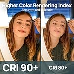 Linkind Smart Light Bulbs, Soft White to Daylight Tunable (2700K-6500K), Alexa Light Bulbs, Work with Alexa & Google Home, CRI>90, 2.4GHz Wi-Fi & Bluetooth LED, A19 E26, 800LM, 60W Equivalent (4-Pack) - Image 5