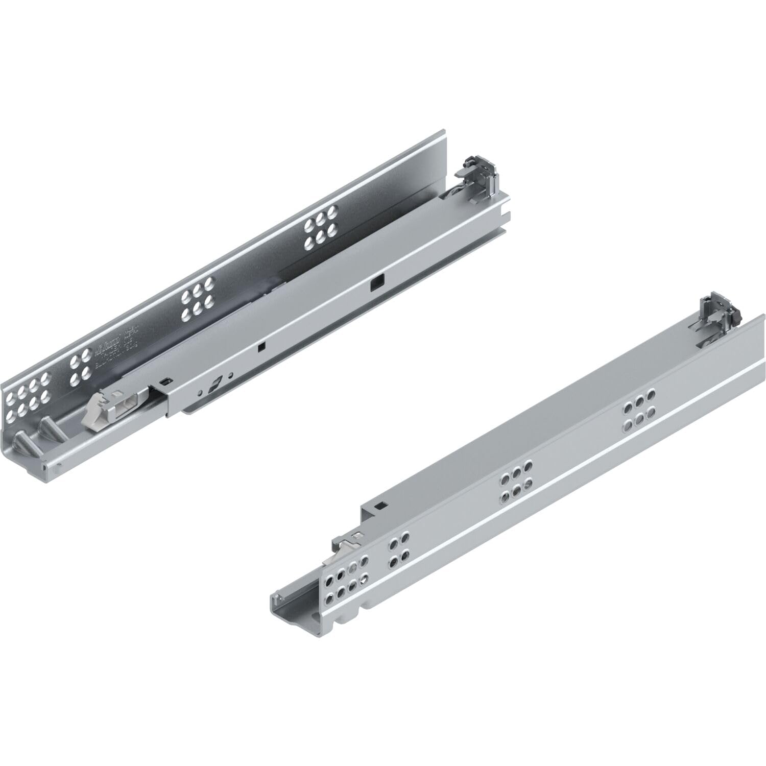 Blum Silver Or Grey Tandem Drawer Runners Full Ext With Blumotion - 350Mm Pair