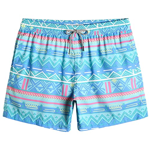 Maamgic Mens Swim Shorts 5 Inch Quick Dry Swim Trunks Bathing Suits Beach Shorts With Mesh Lining Pockets cover