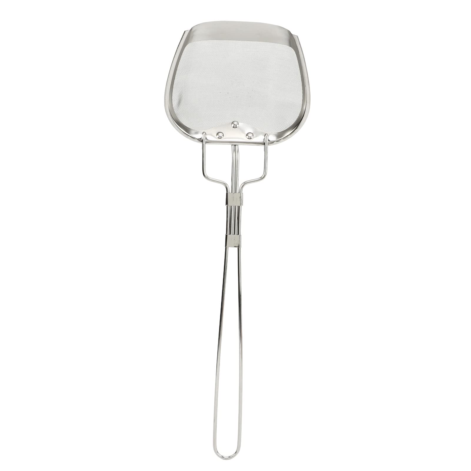 TANIQIACA Fine Mesh Skimmer Spoon Stainless Steel Hot Pot Fat Strainer for Oil Filter Skimming Grease and Foam, Fine Mesh Strainer 0.02in