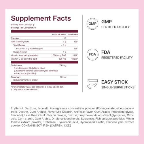 Dr. GET IT K-Glow Liposomal Glutathione Powder Stick
