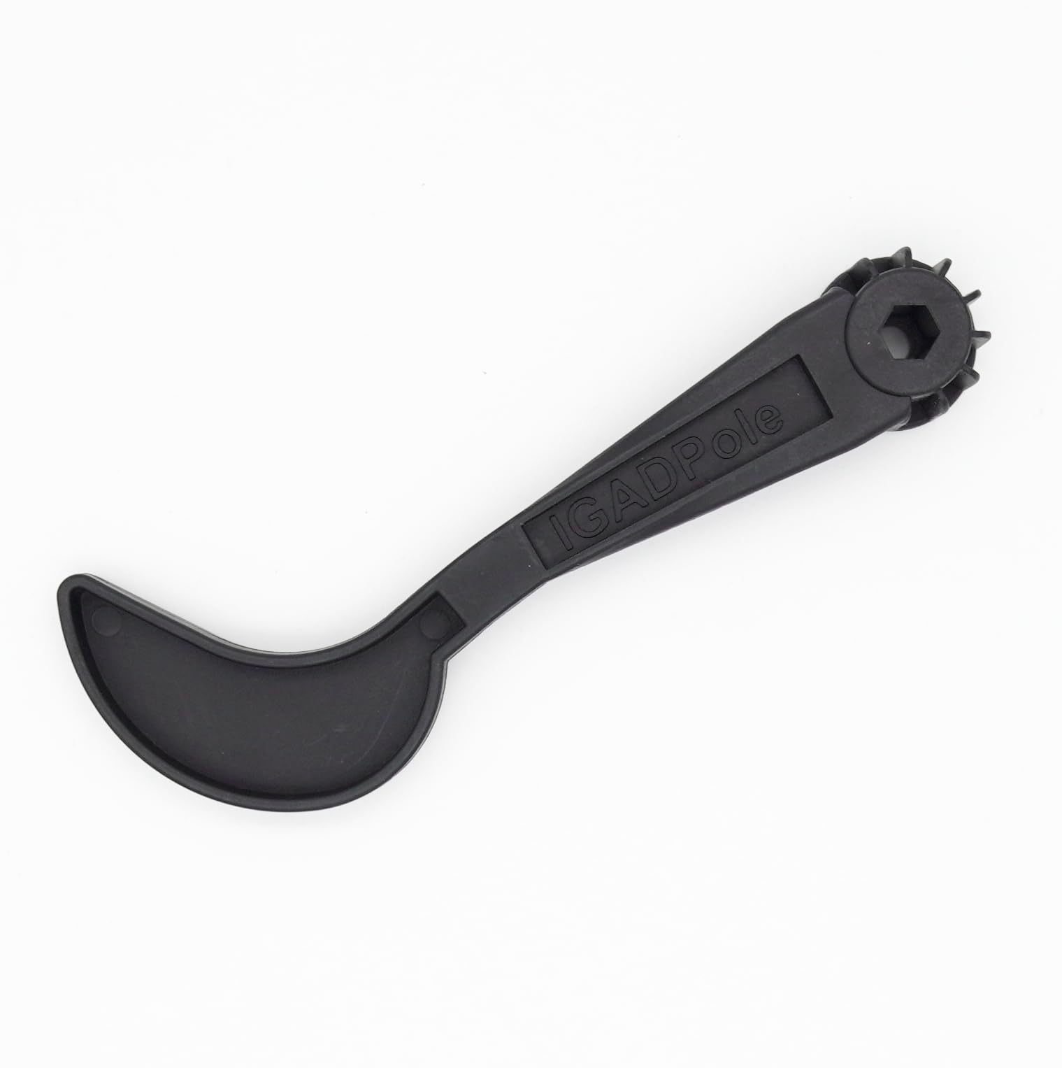 Gutter Cleaning Attachment Head for IGADPole Telescopic Poles — Ground-Level Debris Removal Tool, Fits Existing IGADPole Gooseneck Connector, No Ladder Needed