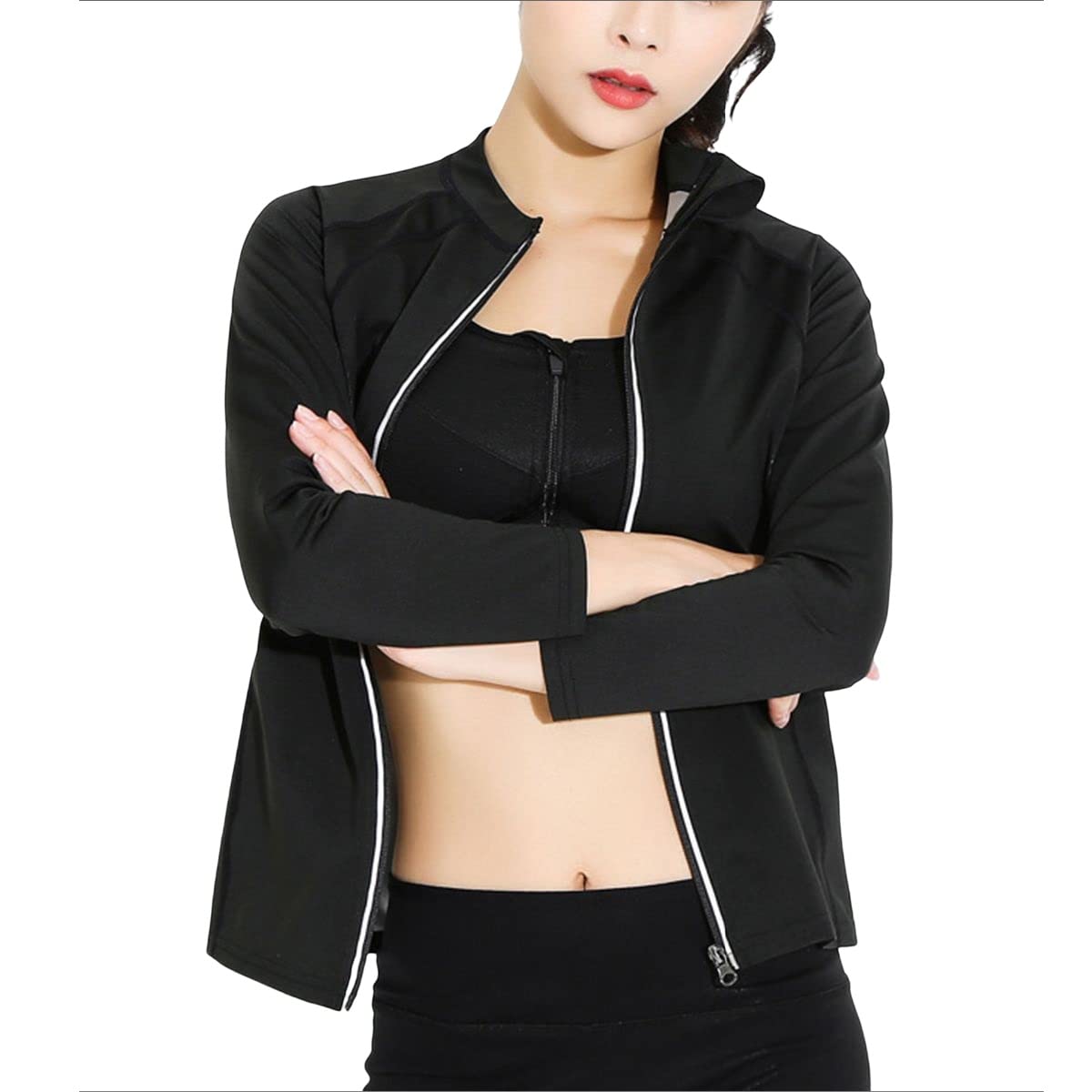 Trajes de Sudoración Mujer para Pérdida de Peso y Gimnasio 2XL