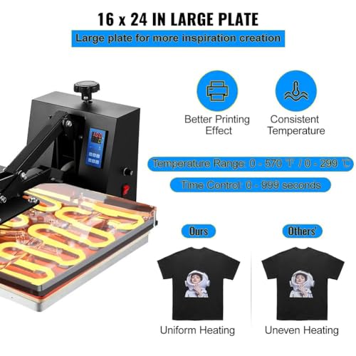 Heat Press Machine 1700W para sublimación y planchado miniatura 4